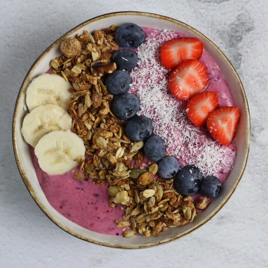 Nieuw recept! Smoothie bowl bosvruchten